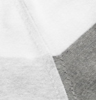Canali - Colour-Block Cotton Sweater - Gray