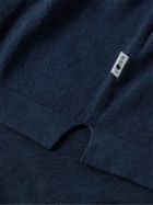 NN07 - Ryan 6311 Cotton and Linen-Blend Polo Shirt - Blue