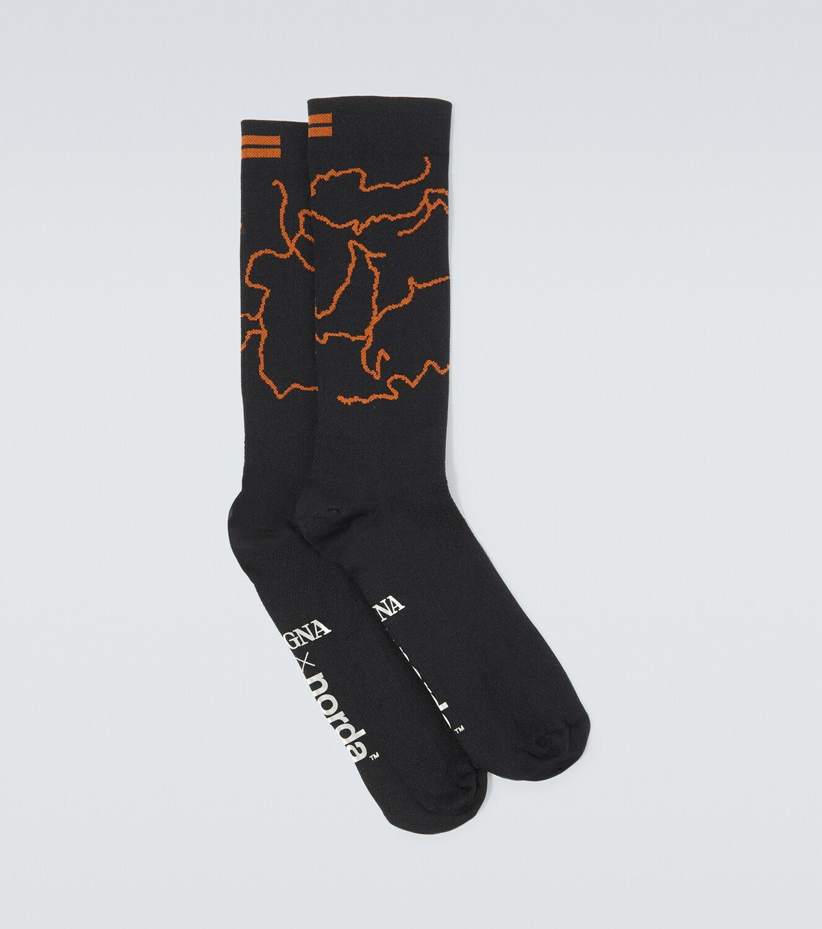 Zegna x Norda jacquard socks