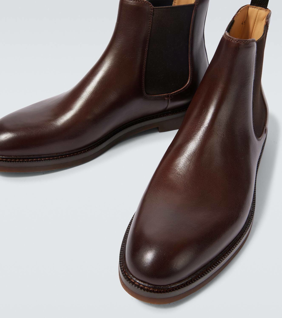 Brunello Cucinelli Leather Chelsea boots