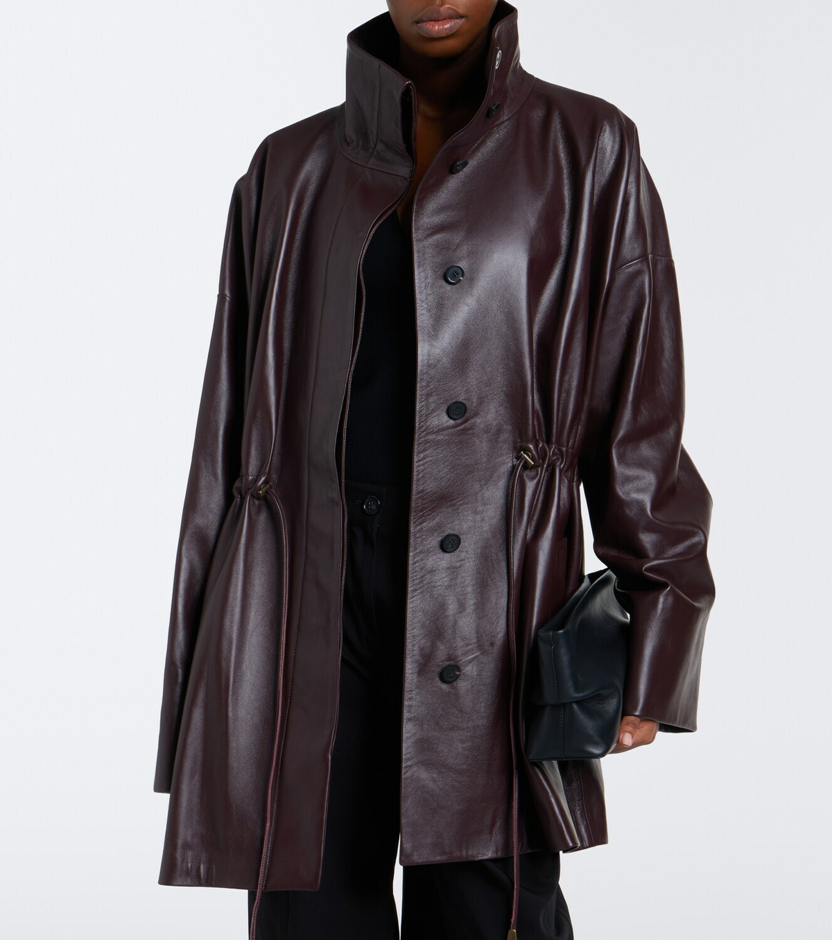 Tove Erna leather coat