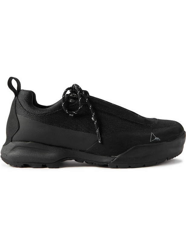 Photo: ROA - Andreas Rubber-Trimmed Canvas Sneakers - Black