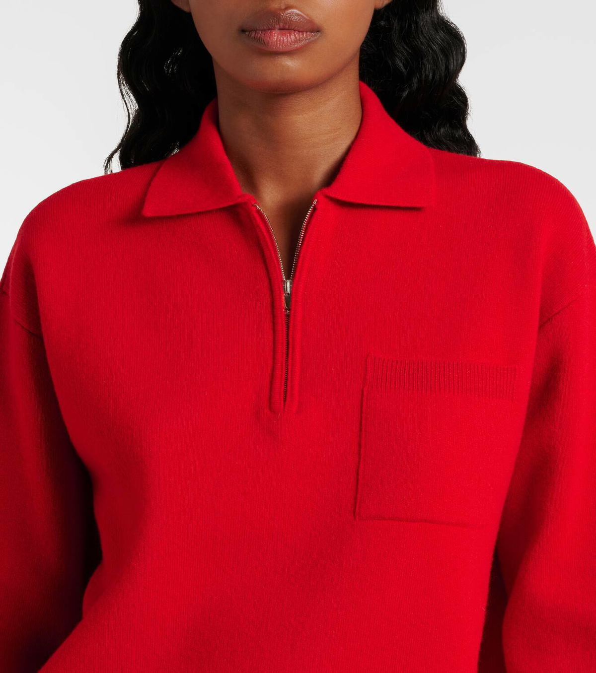 The Row Halvar cashmere polo sweater The Row
