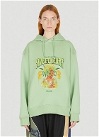 Quadri Hooded Sweatshirt in Green