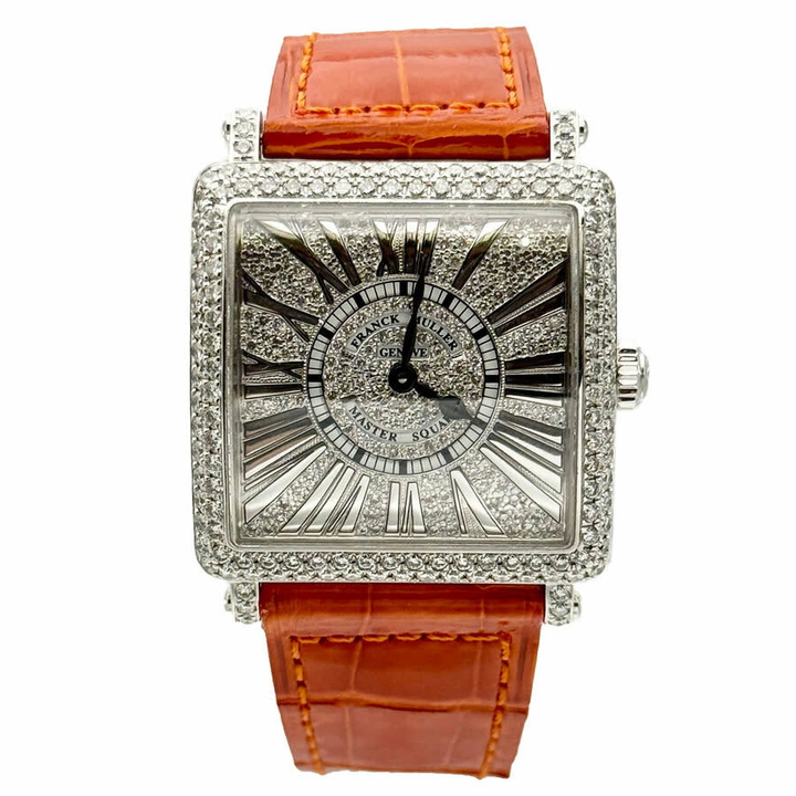 Photo: Franck Muller Master Square Quartz Diamond Ladies Watch 6002 L QZ R D CD-ORG