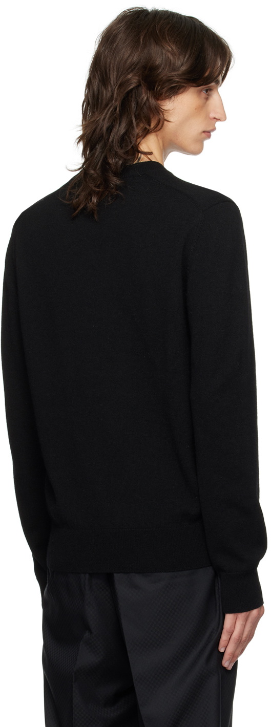 Comme des Garçons Homme Deux Black Wool Sweater