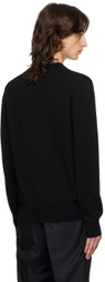 Comme des Garçons Homme Deux Black Wool Sweater