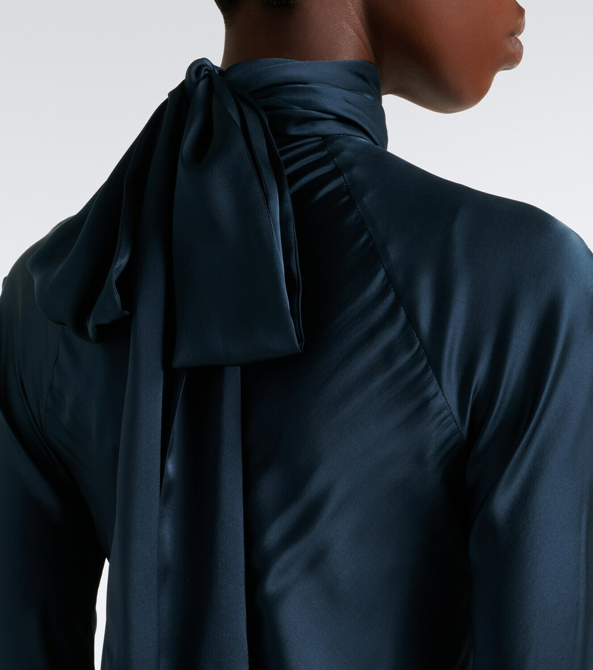 Zimmermann Valiant ruffled silk satin and chiffon gown