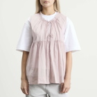Beams Boy Women's Reversible Gathered Vest Top in Dusty Pink