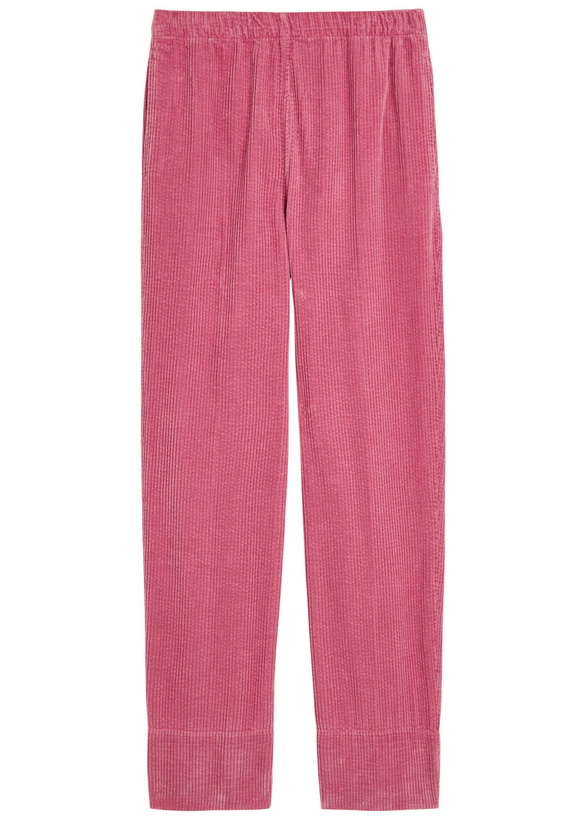 Photo: American Vintage Padow Straight-leg Corduroy Trousers Dark Pink