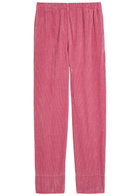 American Vintage Padow Straight-leg Corduroy Trousers Dark Pink