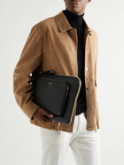 TOM FORD - New Double Pebble-Grain Leather Pouch