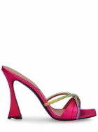 D'ACCORI - 100mm Lust Satin & Crystals Sandals