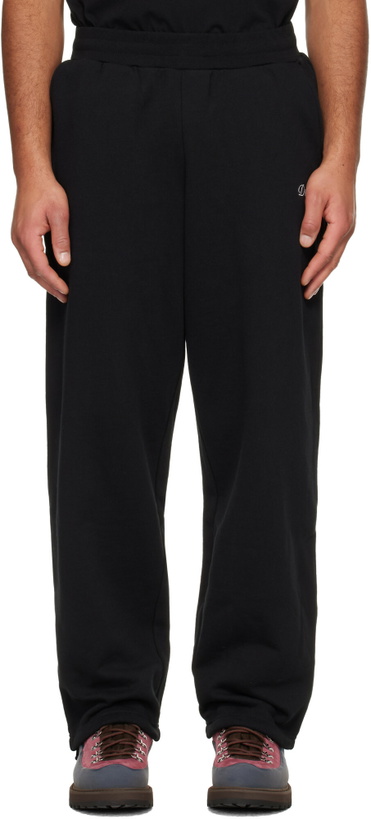 Photo: Dime Black Cursive Small Logo Sweatpants