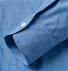 Incotex - Fellini Slim-Fit Stretch-Chambray Shirt - Blue