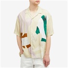 Jacquemus Men's Jean Bathers Vacation Shirt in Beige
