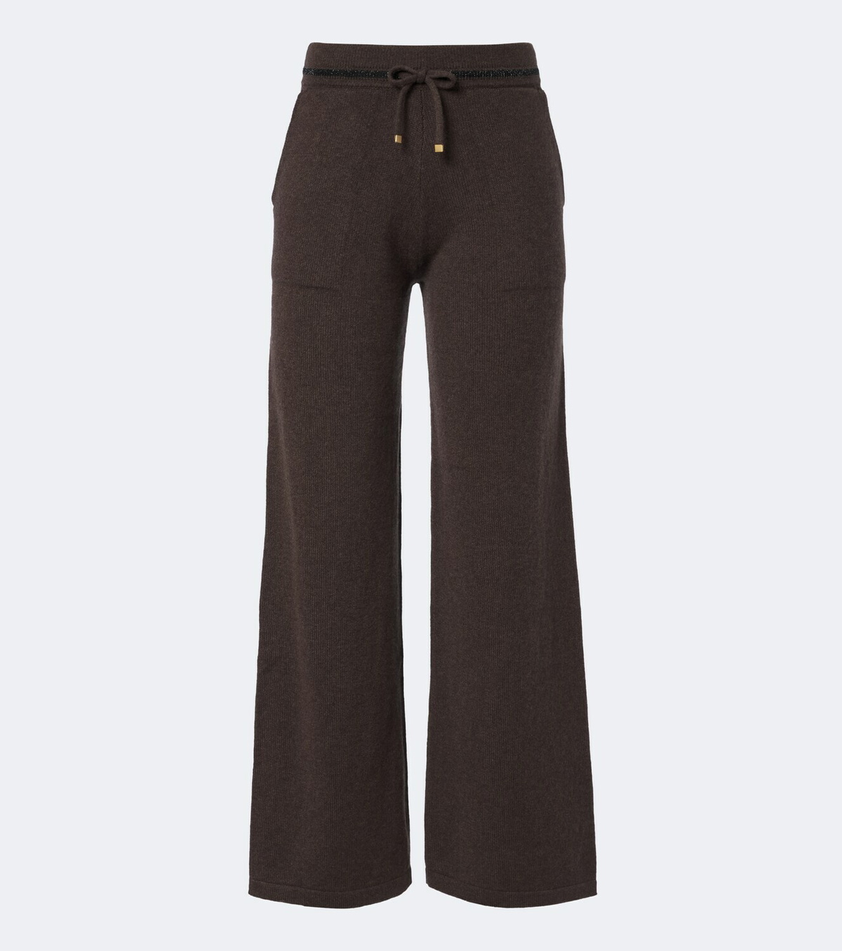 Eleventy Knitted cashmere wide-leg pants