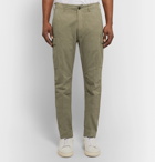 TOM FORD - Slim-Fit Cotton-Twill Cargo Trousers - Green