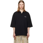 AMIRI Black 'AMIRI' Polo