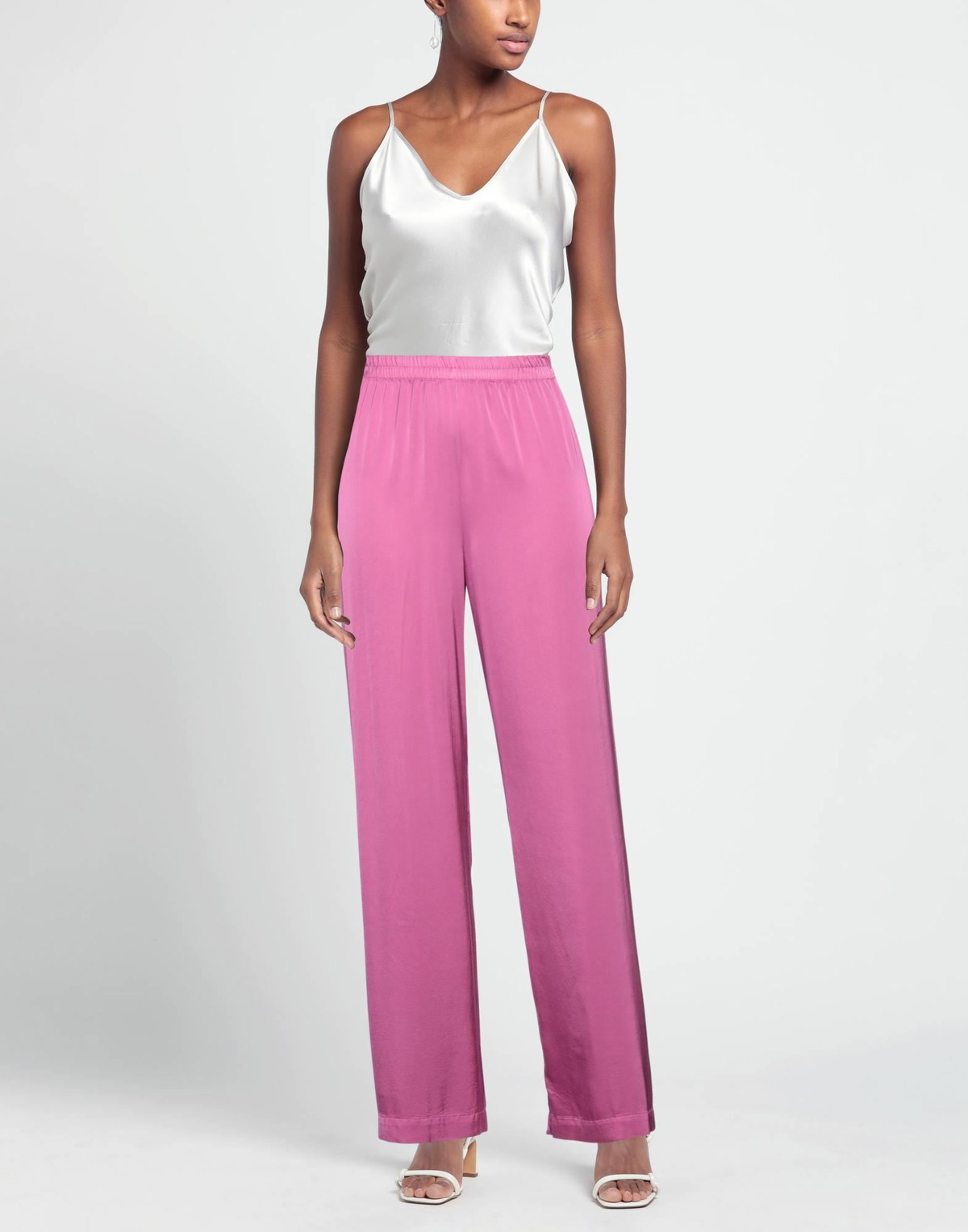 Alessia Santi Womens Pants Fuchsia
