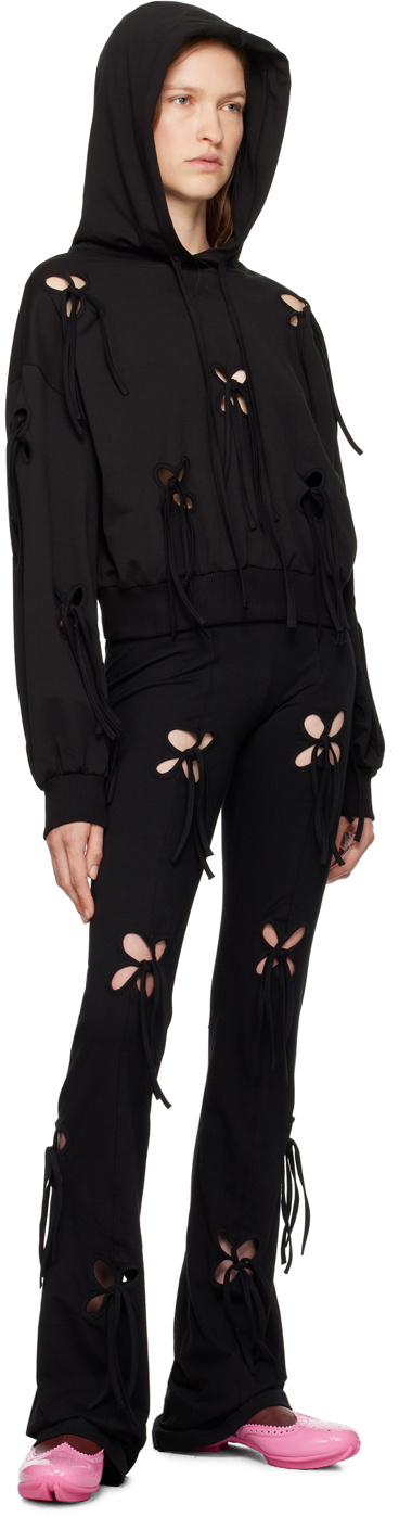 J.Kim Black Petal Hoodie