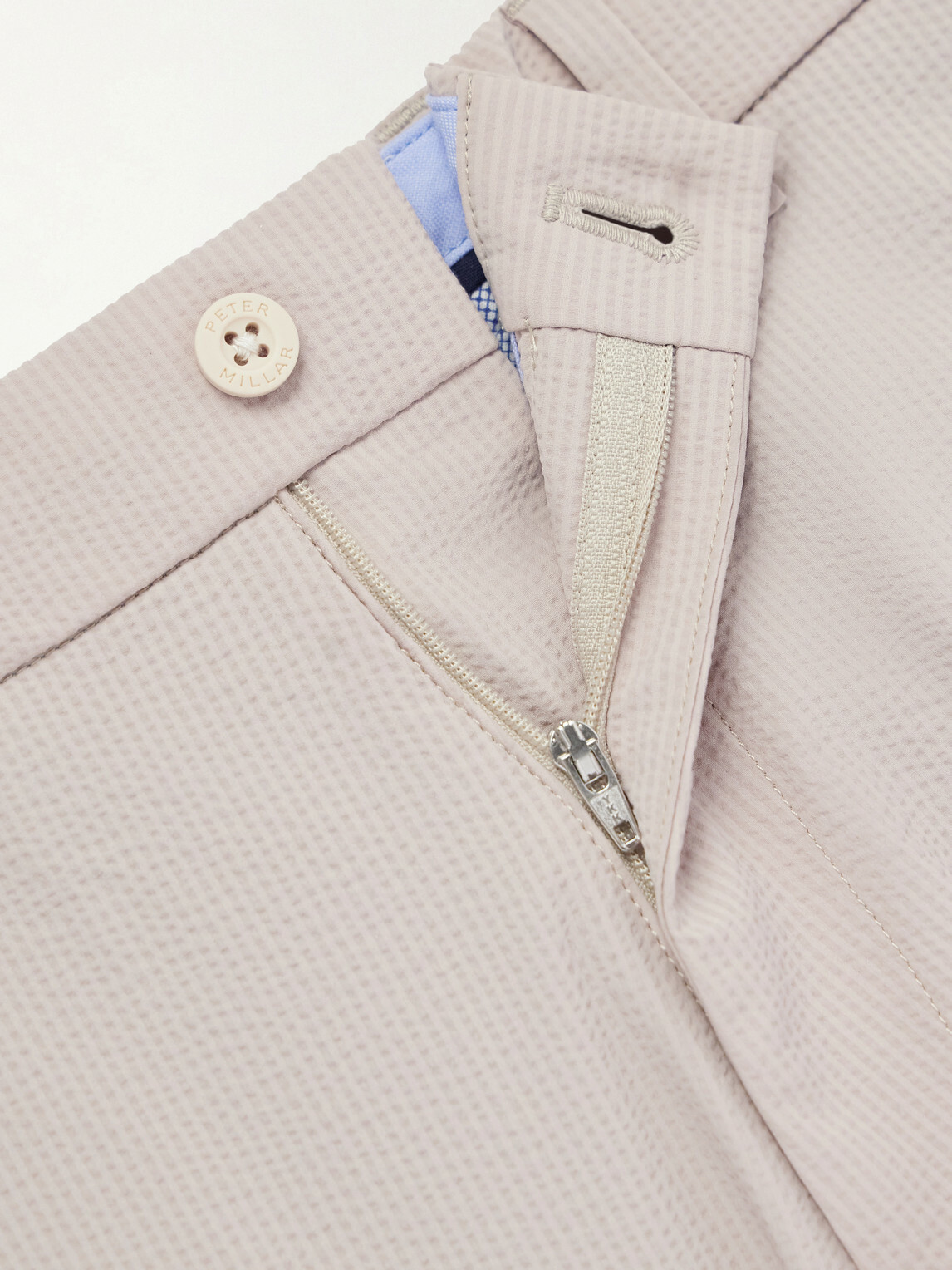 Peter Millar - Matlock Straight-Leg Stretch-Seercucker Shorts - Neutrals