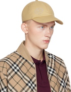 Burberry Beige EKD Cotton Blend Baseball Cap