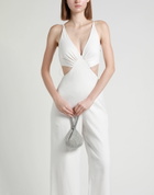 Maje Womens Jumpsuit Ivory