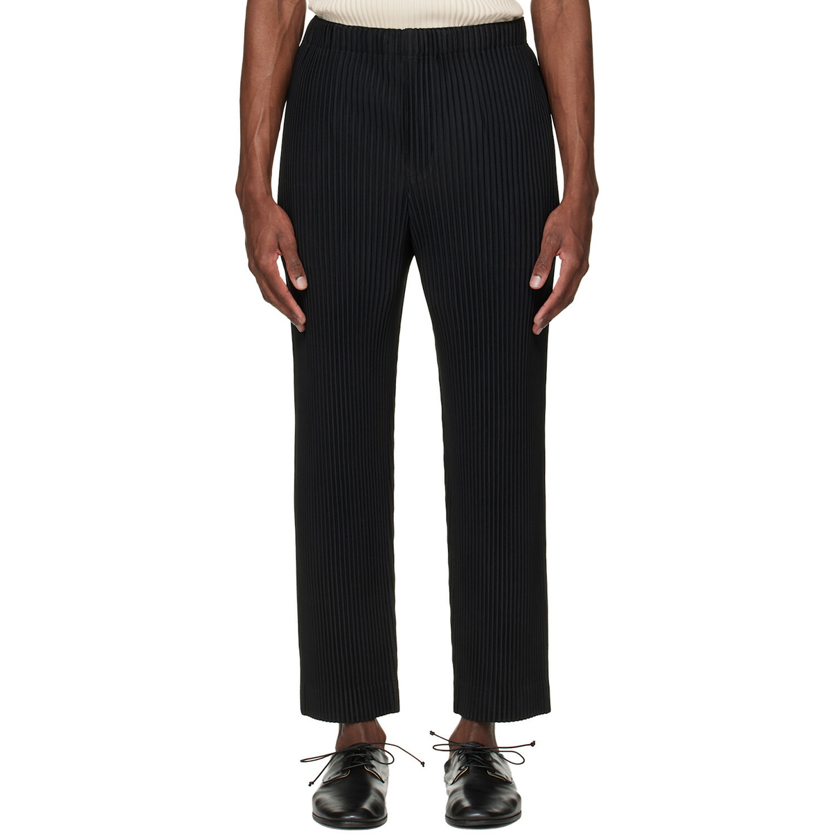 HOMME PLISSÉ ISSEY MIYAKE Black Monthly Colors March Trousers