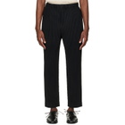 HOMME PLISSÉ ISSEY MIYAKE Black Monthly Colors March Trousers