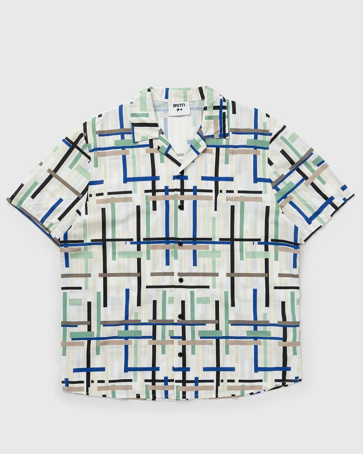 Bstn Brand Resort Shirt Multi - Mens - Shirts & Blouses/Shortsleeves