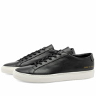 Common Projects Men's Original Achilles Low Contrast Sole Sneakers in Black