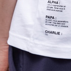 A.P.C. Men's A.P.C Evan Nautical Logo T-Shirt in White