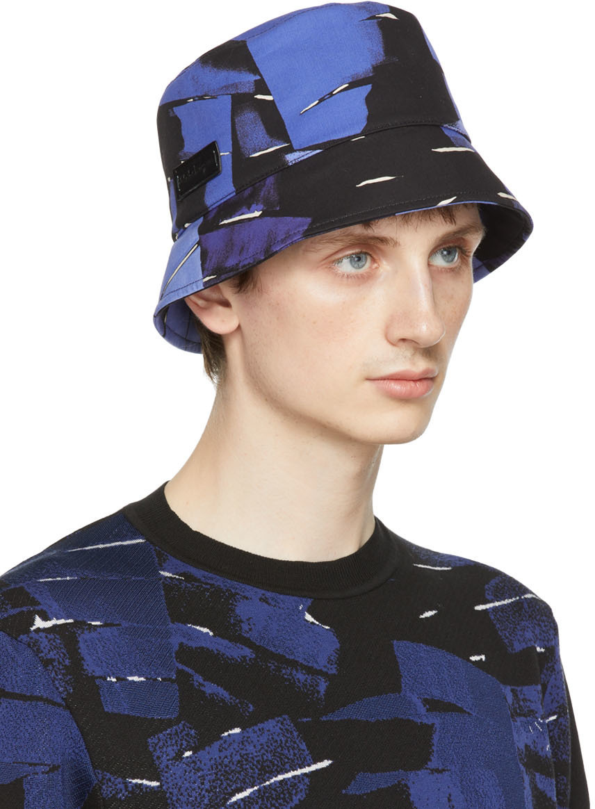 Salvadore Ferragamo bucket hat NEW Ferragamo Logo-Print Bucket Hat | Neiman Marcus main image 2