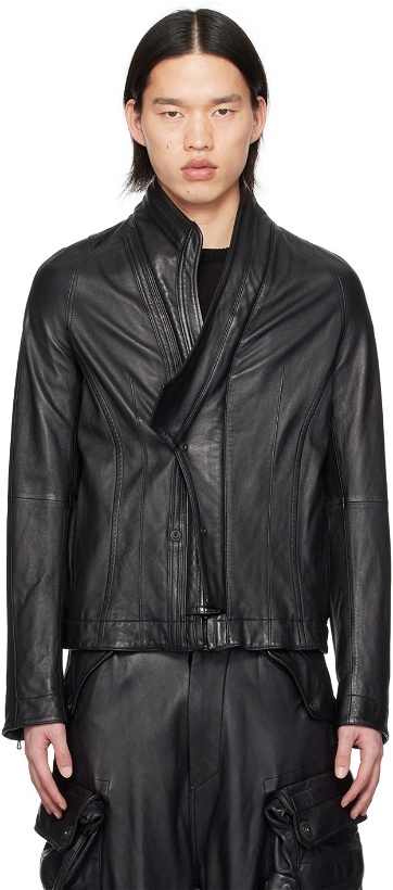 Photo: Julius Black Dimensional Leather Jacket