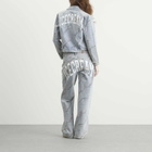 ICECREAM Women's Sakura Denim Trucker Jacket in Light Wash Blue