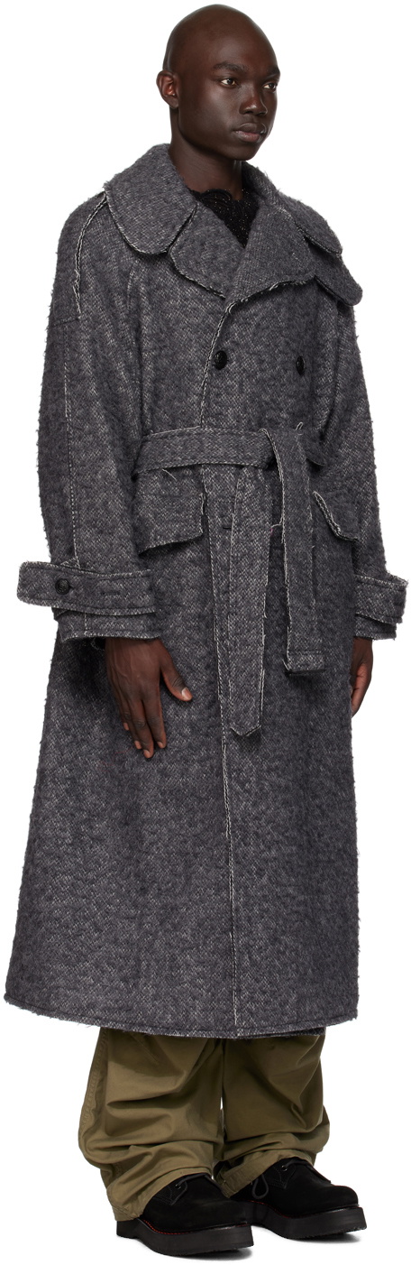 R13 Gray Jumbo Military Coat R13