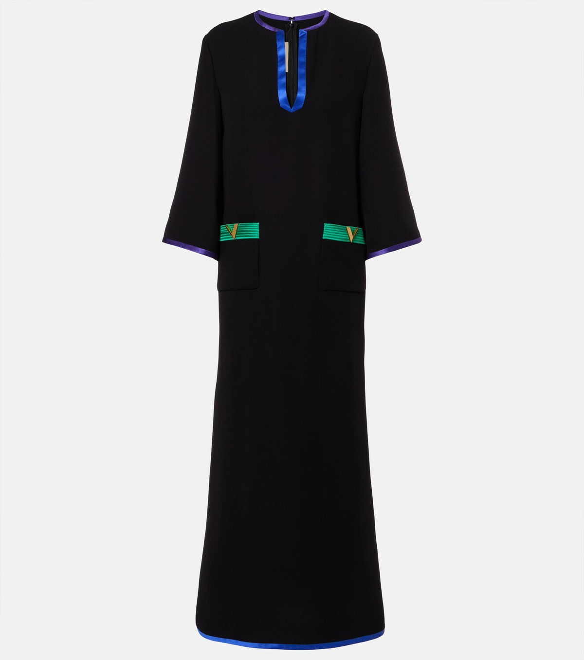 Valentino VGold Cady Couture midi dress
