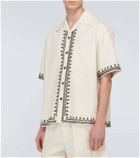 Alanui Akasha embroidered cotton-blend shirt