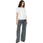 MM6 Maison Margiela White Folded Logo T-shirt