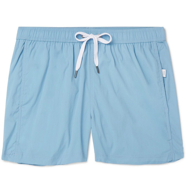 Photo: Onia - Mid-Length Swim Shorts - Men - Light blue