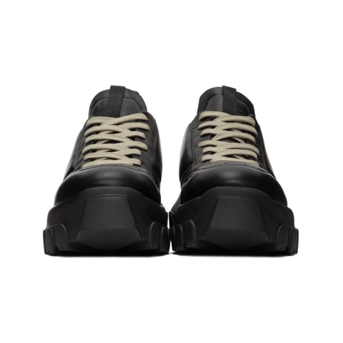 Rick Owens Black Maximal Tractor Sneakers Rick Owens