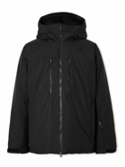 Goldwin - Logo-Embroidered Padded 2L PERTEX® SHIELD Hooded Ski Jacket - Black