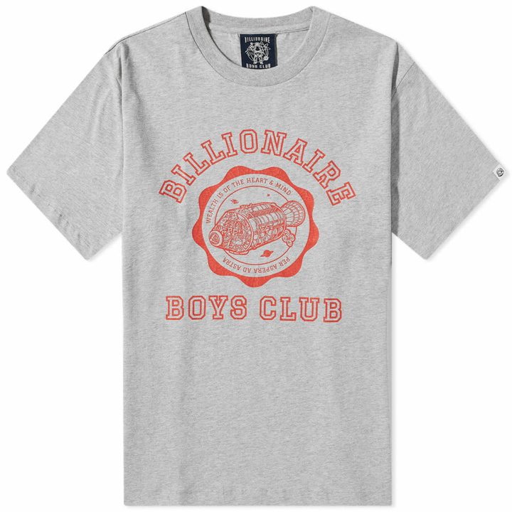 Photo: Billionaire Boys Club Men's Academy Logo T-Shirt in Heather Grey