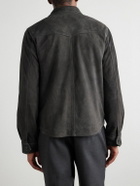 Officine Générale - Sid Suede Overshirt - Gray