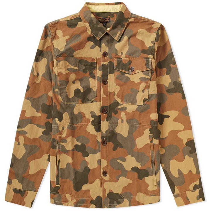 Photo: Barbour Heritage Camo Heavy Overshirt Jacket Green