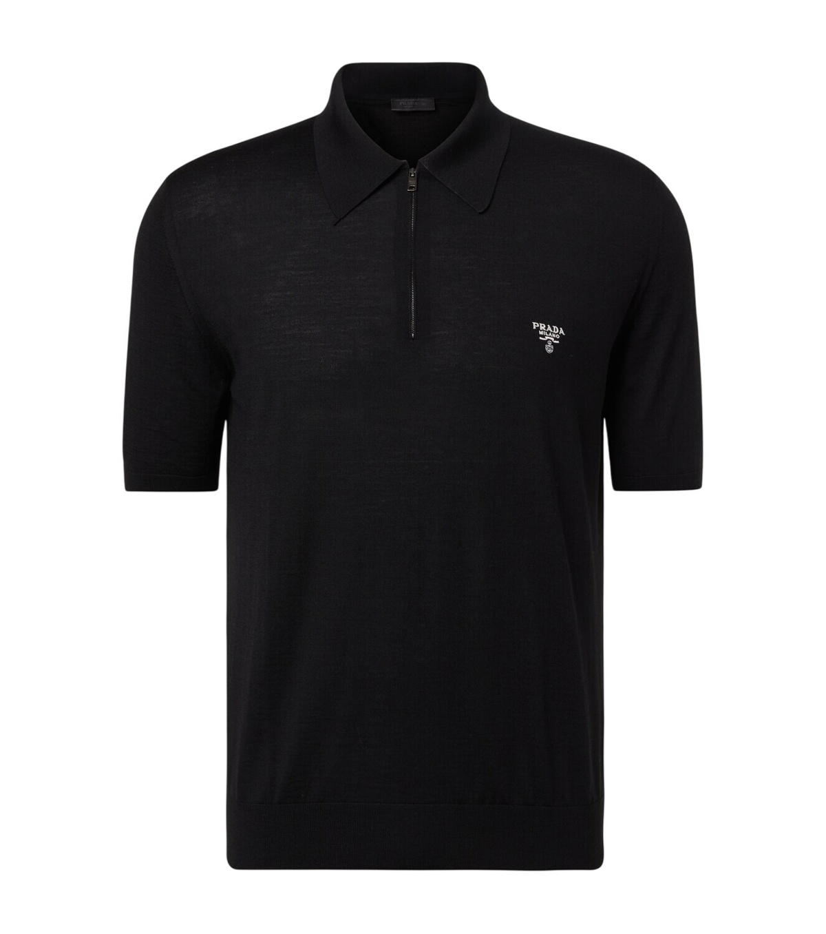 Prada Logo-embellished terry polo shirt Prada
