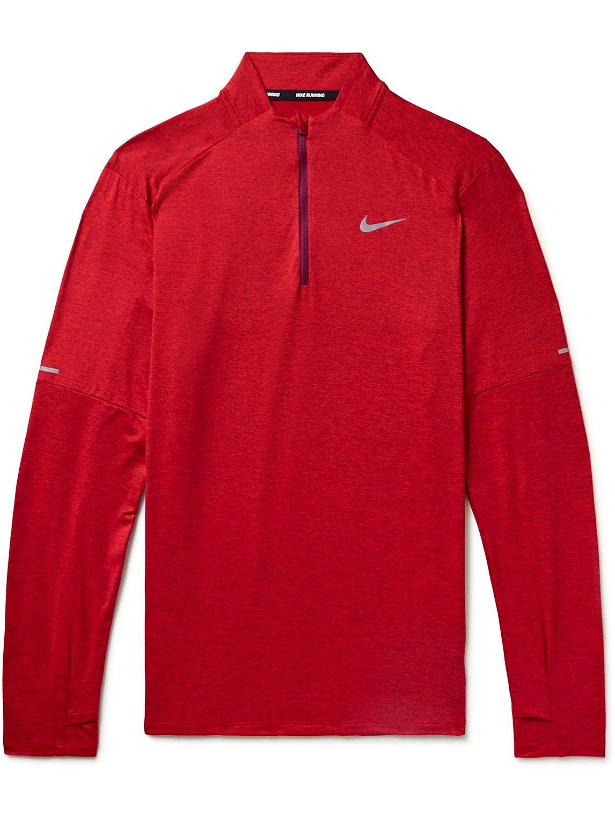 Photo: Nike Running - Element Dri-FIT Half-Zip Top - Red