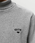 Arte Antwerp Turtleneck Sweater Grey - Mens - Sweatshirts