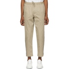 Moncler Tan Side Stripe Sportivo Trousers